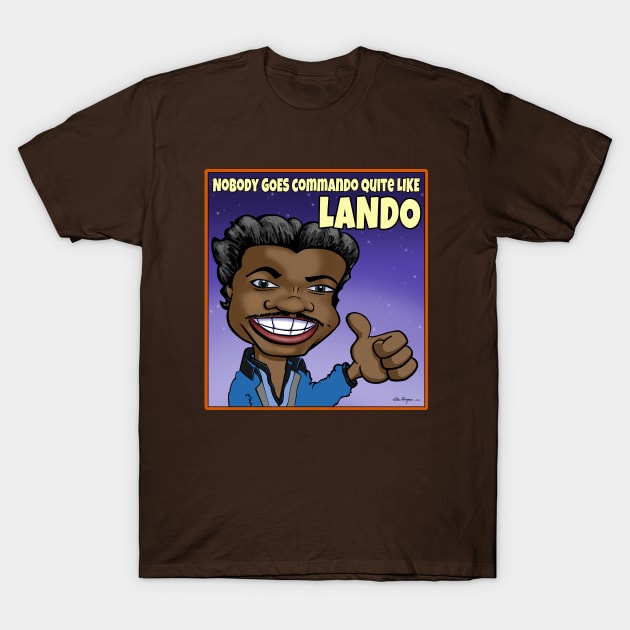 Lando Calrissian T-Shirt by Smiling_Tater_Design